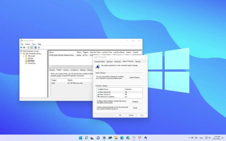 Automated system recovery in windows