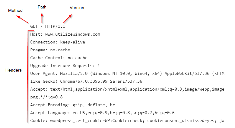 HTTP Protocol overview on the low-level - Utilize Windows
