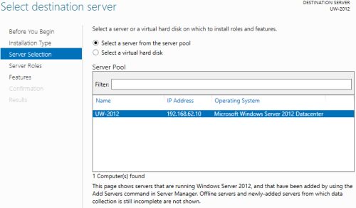 Windows Server 2012 Active Directory Installation - Utilize Windows