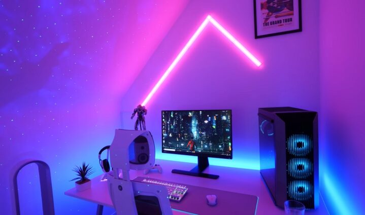 Lighitng for a gaming room