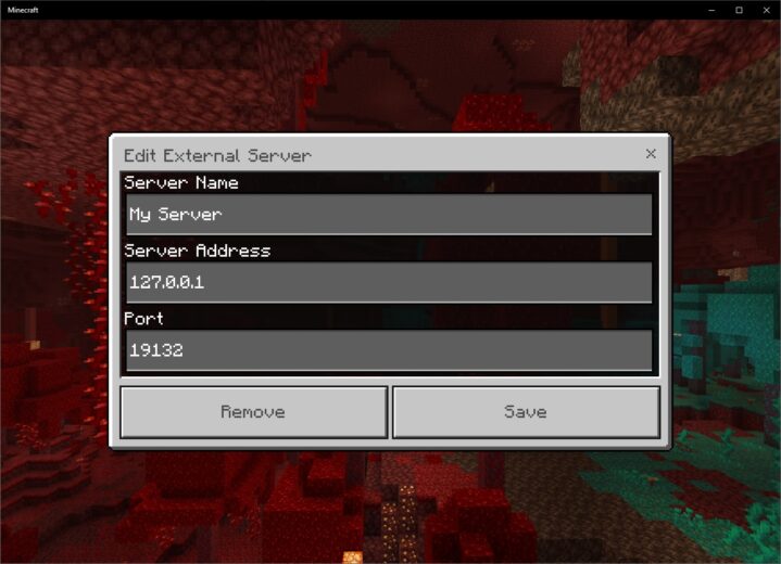 Hosting for your bedrock server