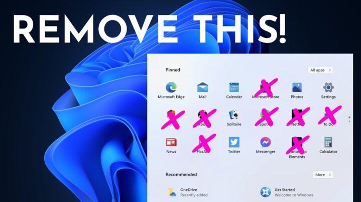 Remove bloatware from windows