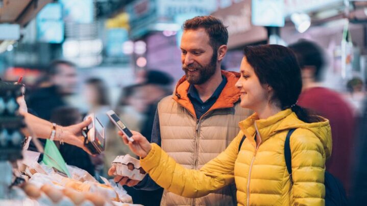 Shop with digital wallet