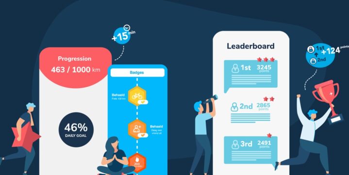 Gamification inside a fitness app