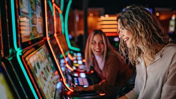 Arcade games and slot machines