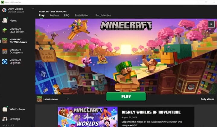 Minecraft launcher java edition update