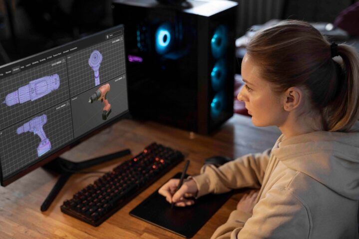 Using blender software