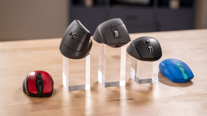 Bluetooth only ergonomic mouse models