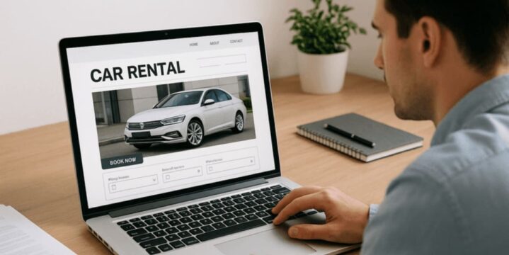 Desktop friendly car rental platforms