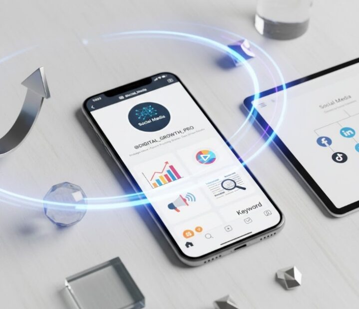 Instagram account social media and digital marketing