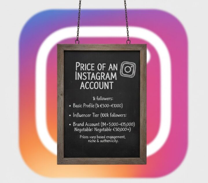 Price of an instagram account
