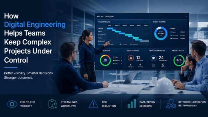 Digital engineering project control dashboard