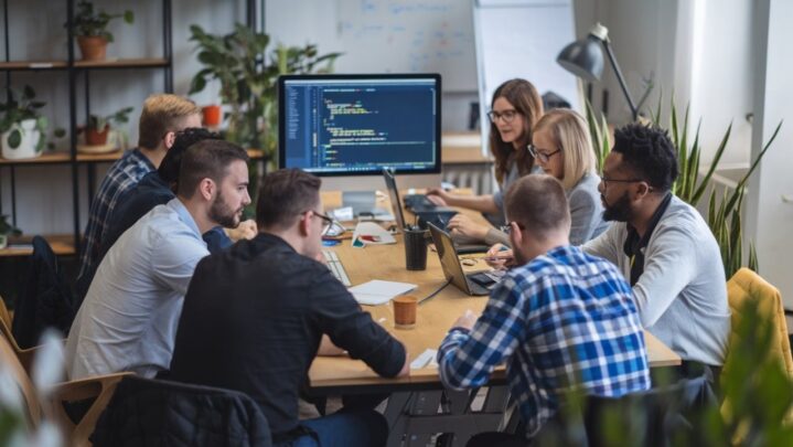 Team work on projects