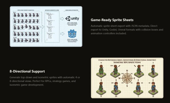 Game ready sprite sheets